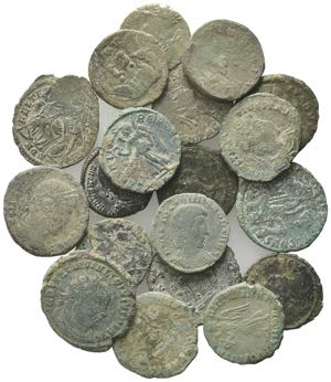 Lot of 19 Late Roman Imperial Æ coins, to ... 