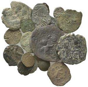 Lot of 21 Byzantine Æ coins, to be catalog. ... 