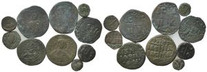 Lot of 10 Byzantine Æ coins, to be catalog. ... 
