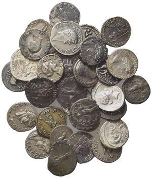Lot of 32 Replicas of Roman AR coins. Modern ... 