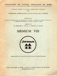 A.A.V.V. -  Sirmium VIII.  Rome - Belgrade, ... 