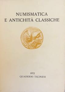 AA.VV. Quaderni Ticinesi. Numismatica e ... 
