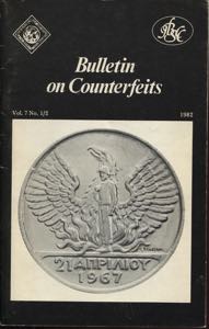 AA.VV. - Bulletin on counterfeits. Vol. 7  ... 