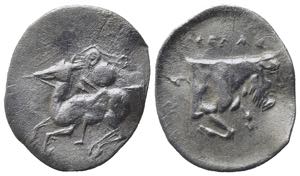 Sicily, Gela, c. 430-425 BC. AR Litra ... 
