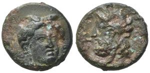 Sicily, Gela, c. 315-310 BC. Æ (14mm, ... 