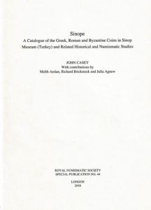 Casey J., Sinope A Catalogue of the Greek, ... 