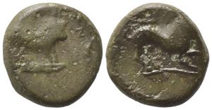 Sicily, Iaitos, c. 330-260 BC. Æ (16mm, ... 