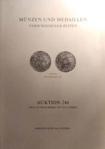 HESS A. AG Luzern - Auktion n. 246. Luzern, ... 