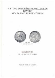 HESS A. AG Luzern - Auktion 251. Lucerna, ... 