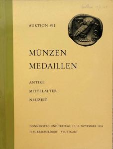 Kricheldorf H.H. Auktion V. Munzen und ... 