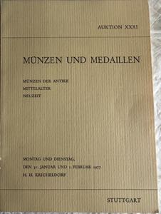 Kricheldorf H.H. Auktion XXXI Munzen und ... 