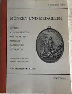 Kricheldorf H.H. Auktion XLII Munzen und ... 