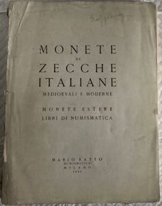 Ratto M. Monete di Zecche Italiane Medievali ... 