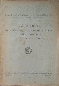 SANTAMARIA P. & P. - Roma, Ottobre 1931. ... 