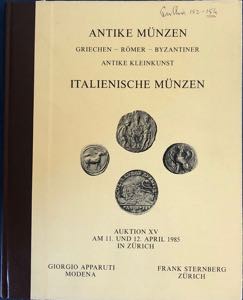 Sternberg F. Apparuti G. Auktion XV, Antike ... 