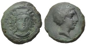 Sicily, Motya, c. 400-397 BC. Æ (13mm, ... 