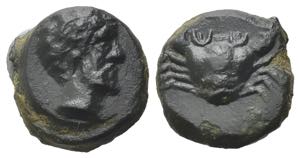Sicily, Motya, c. 400-397 BC. Æ (11mm, ... 