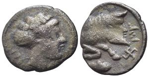 Sicily, Panormos (as Ziz), c. 415-405 BC. AR ... 