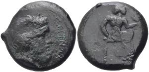 Sicily, Petra, 354/3-344 BC. Æ Litra (32mm, ... 