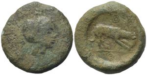 Sicily, Segesta, c. 416/5-410 BC. Æ Hexas ... 