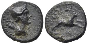 Sicily, Segesta, c. 410-400 BC. Æ (14mm, ... 