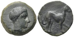Sicily, Segesta, c. 400 BC. Æ (15mm, ... 