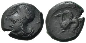 Sicily, Syracuse, 400-390 BC. Æ Litra ... 