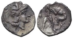Southern Apulia, Tarentum, c. 380-325 BC. AR ... 