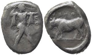 Northern Lucania, Poseidonia, c. 470-445 BC. ... 