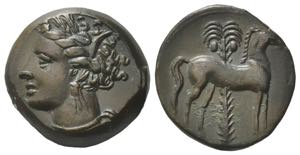 Carthage, c. 400-350 BC. Æ (16mm, 3.84g). ... 