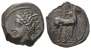 Carthage, c. 400-350 BC. Æ (17mm, 2.98g). ... 