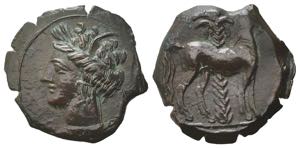 Carthage, c. 400-350 BC. Æ (21mm, 2.49g). ... 