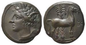 Carthage, c. 400-350 BC. Æ (16mm, 3.10g). ... 
