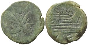 L. Cornelius Cinna, Rome, 169-158 BC. Æ As ... 
