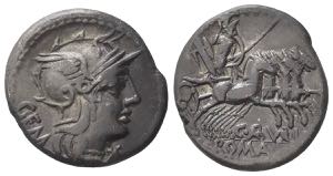 C. Aburius Geminus, Rome, 134 BC. AR ... 