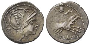 L. Flaminius Chilo, Rome, 109-108 BC. AR ... 