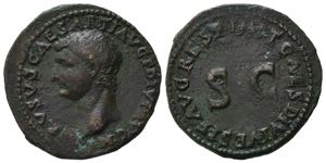 Drusus (died AD 23). Æ As (27mm, 10.51g). ... 