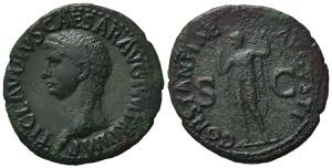 Claudius (41-54). Æ As (30mm, 11.69g). ... 