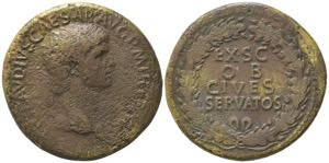 Claudius (41-54). Æ Sestertius (32mm, ... 