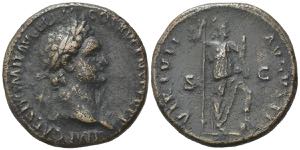 Domitian (81-96). Æ As (28mm, 12.35g). ... 