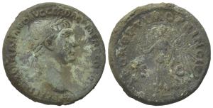 Trajan (98-117). Æ As (27mm, 12.47g). Rome, ... 