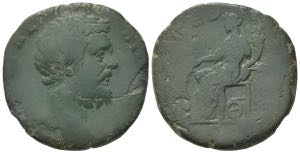 Clodius Albinus (Caesar, 193-195). Æ ... 