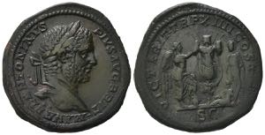 Caracalla (198-217). Æ Sestertius (34mm, ... 