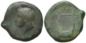 Sicily, Adranon, c. 354-345 BC. Æ (26mm, ... 