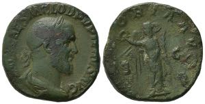 Pupienus (AD 238). Æ Sestertius (29mm, ... 