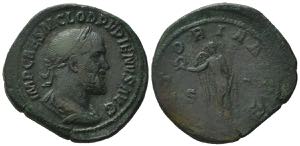 Pupienus (AD 238). Æ Sestertius (33mm, ... 