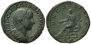 Gordian III (238-244). Æ Sestertius ... 
