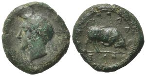 Sicily, Adranon, c. 339-317 BC. Æ (21mm, ... 