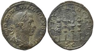 Philip I (244-249). Æ Sestertius (29.5mm, ... 