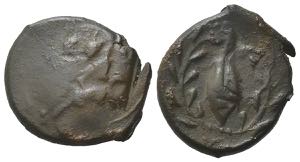 Sicily, Adranon, c. 339-307 BC. Æ (13mm, ... 